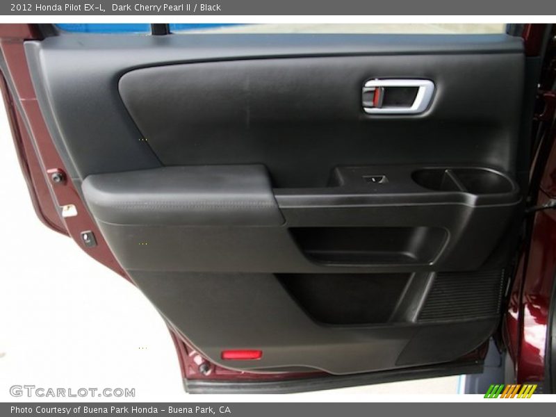 Dark Cherry Pearl II / Black 2012 Honda Pilot EX-L