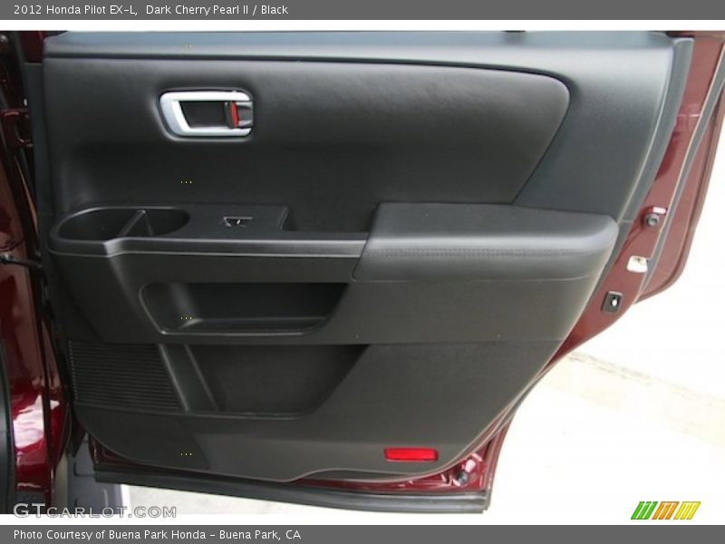 Dark Cherry Pearl II / Black 2012 Honda Pilot EX-L
