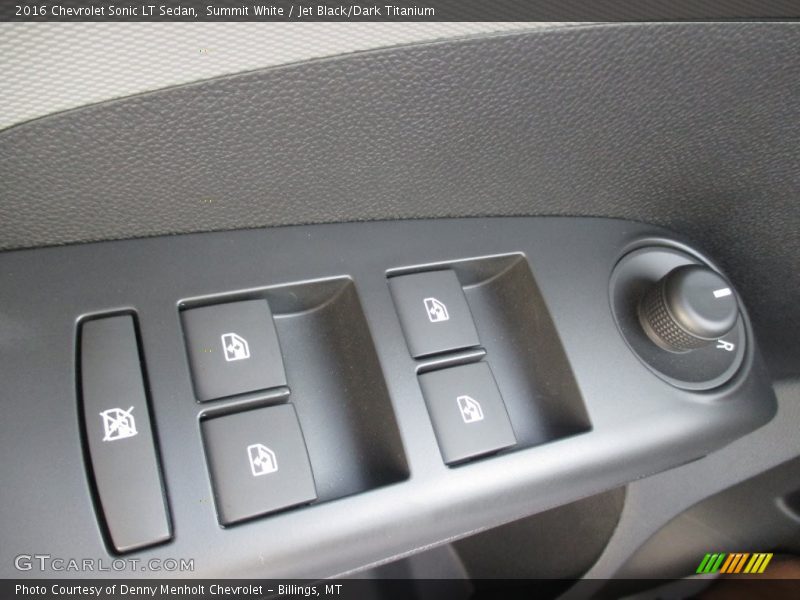 Summit White / Jet Black/Dark Titanium 2016 Chevrolet Sonic LT Sedan