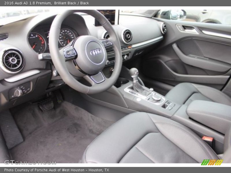 Brilliant Black / Black 2016 Audi A3 1.8 Premium