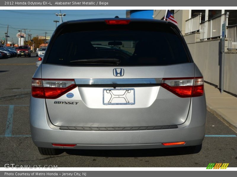 Alabaster Silver Metallic / Beige 2012 Honda Odyssey EX-L