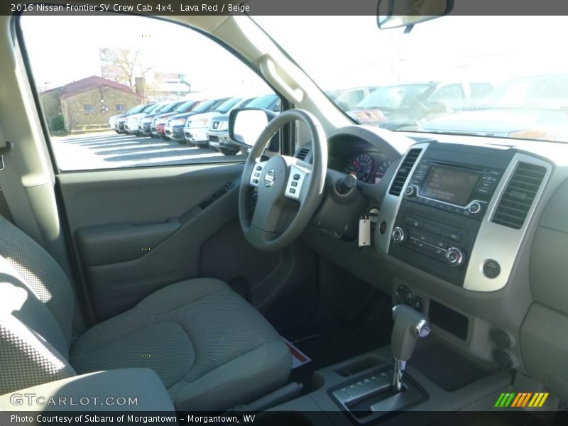 Lava Red / Beige 2016 Nissan Frontier SV Crew Cab 4x4