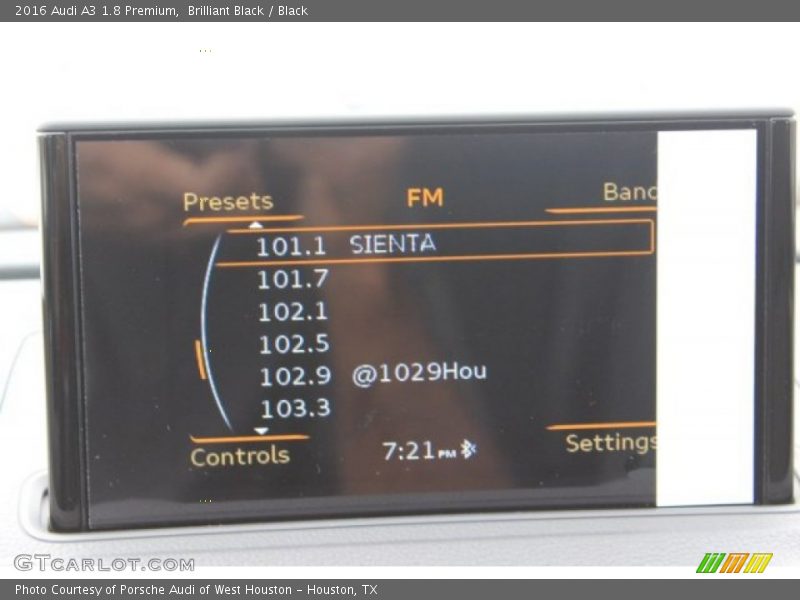 Brilliant Black / Black 2016 Audi A3 1.8 Premium
