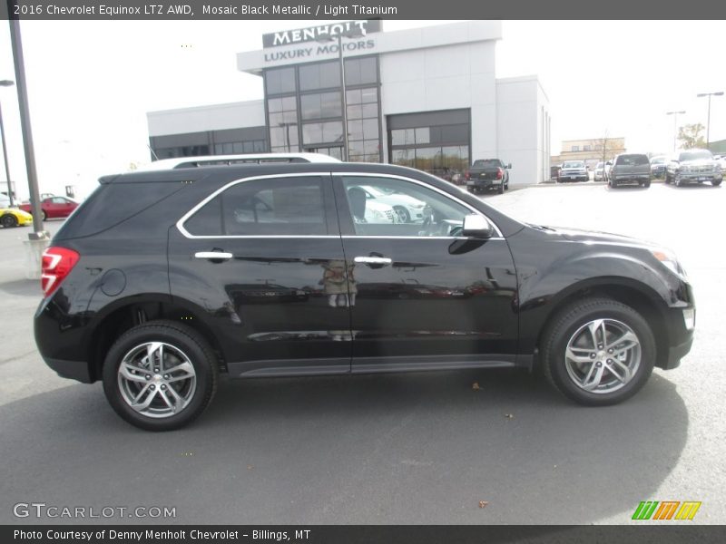 Mosaic Black Metallic / Light Titanium 2016 Chevrolet Equinox LTZ AWD