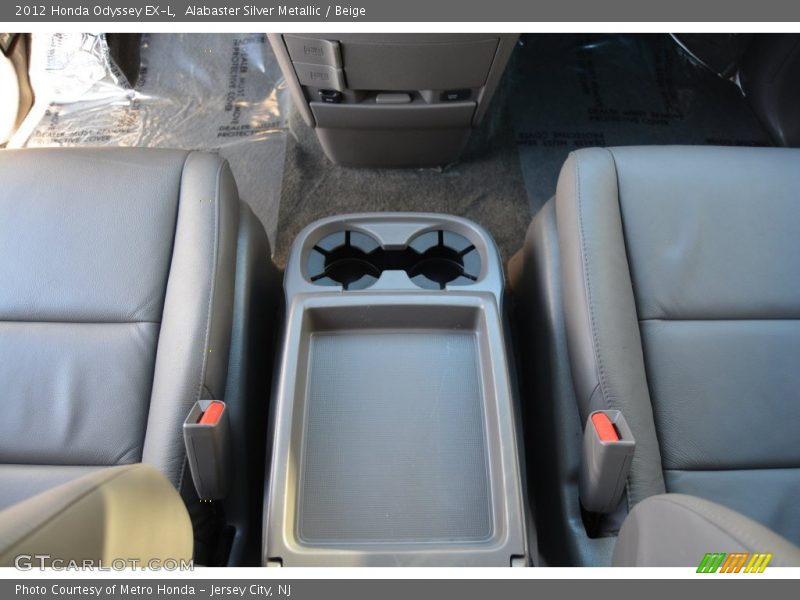 Alabaster Silver Metallic / Beige 2012 Honda Odyssey EX-L