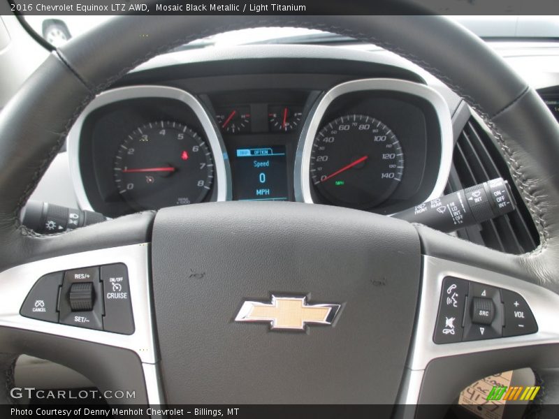 Mosaic Black Metallic / Light Titanium 2016 Chevrolet Equinox LTZ AWD