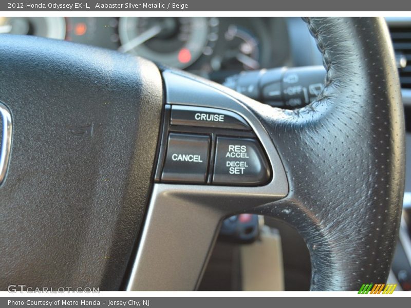 Alabaster Silver Metallic / Beige 2012 Honda Odyssey EX-L