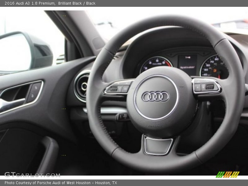 Brilliant Black / Black 2016 Audi A3 1.8 Premium