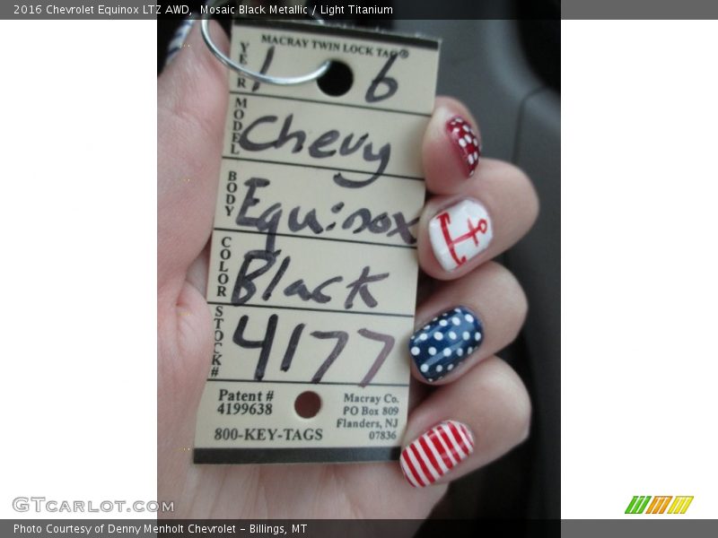 Mosaic Black Metallic / Light Titanium 2016 Chevrolet Equinox LTZ AWD
