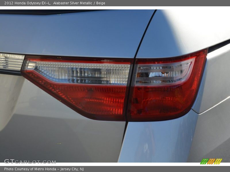 Alabaster Silver Metallic / Beige 2012 Honda Odyssey EX-L