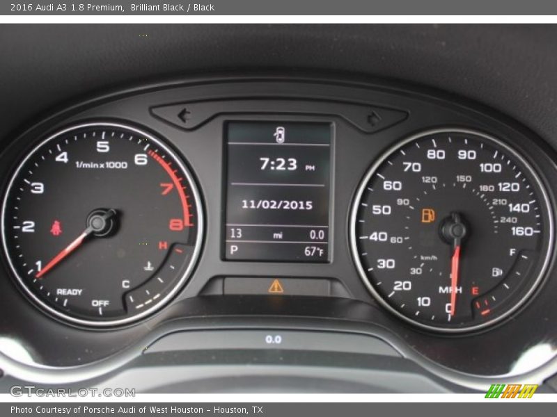 Brilliant Black / Black 2016 Audi A3 1.8 Premium