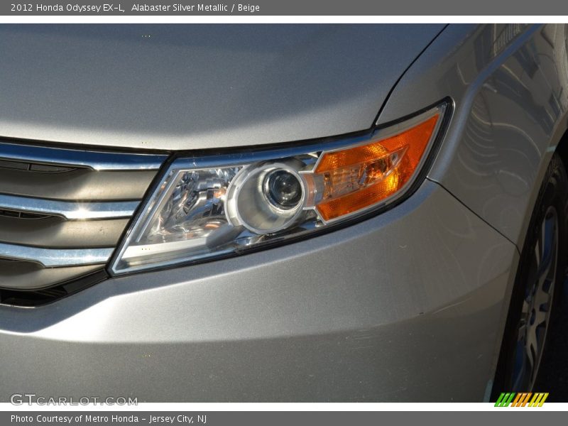 Alabaster Silver Metallic / Beige 2012 Honda Odyssey EX-L