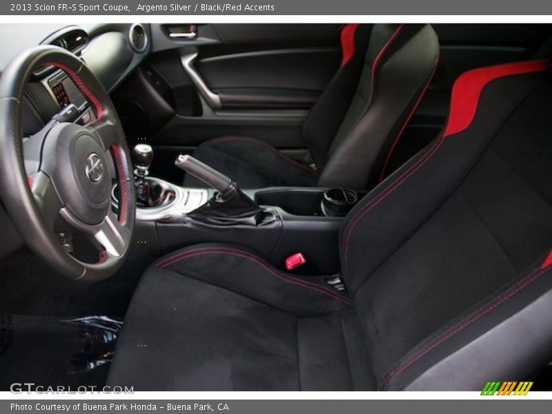 Argento Silver / Black/Red Accents 2013 Scion FR-S Sport Coupe