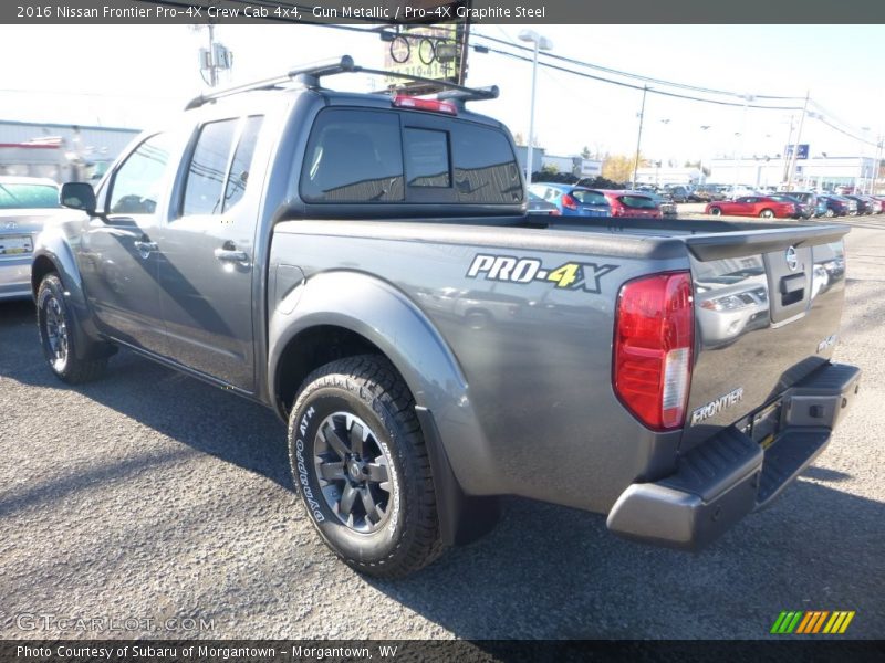 Gun Metallic / Pro-4X Graphite Steel 2016 Nissan Frontier Pro-4X Crew Cab 4x4
