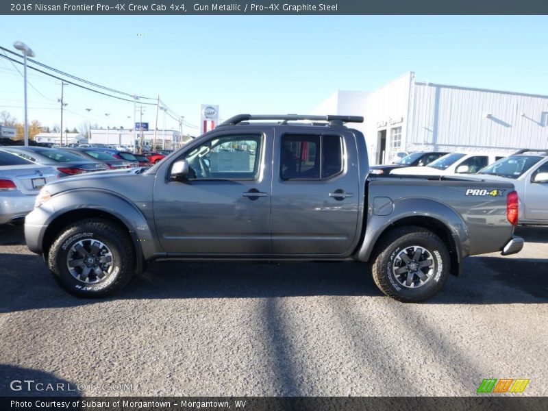 Gun Metallic / Pro-4X Graphite Steel 2016 Nissan Frontier Pro-4X Crew Cab 4x4