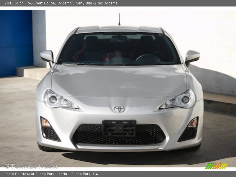 Argento Silver / Black/Red Accents 2013 Scion FR-S Sport Coupe