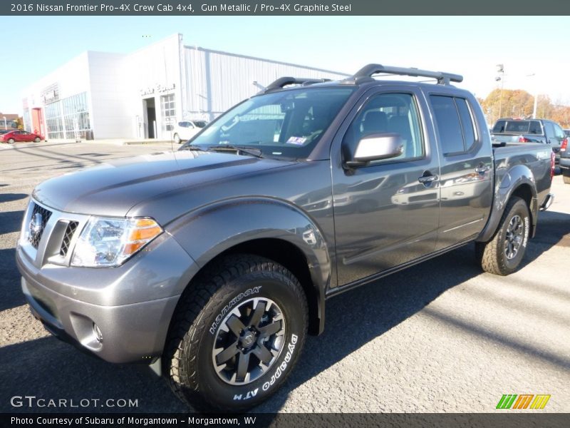 Gun Metallic / Pro-4X Graphite Steel 2016 Nissan Frontier Pro-4X Crew Cab 4x4