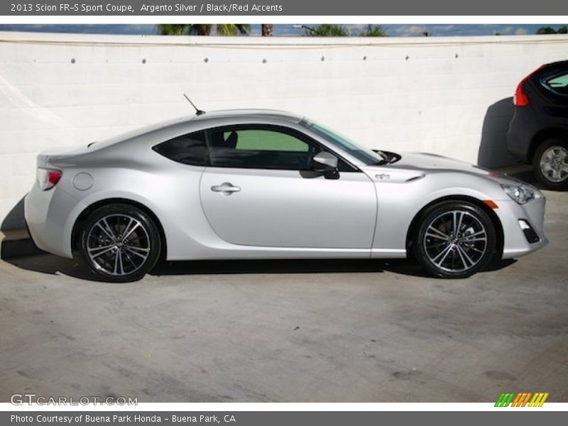 Argento Silver / Black/Red Accents 2013 Scion FR-S Sport Coupe