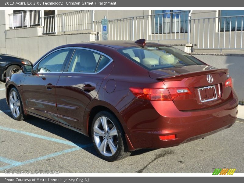 Crimson Garnet / Parchment 2013 Acura ILX 2.0L Technology