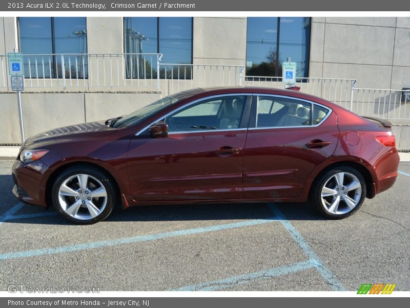 Crimson Garnet / Parchment 2013 Acura ILX 2.0L Technology