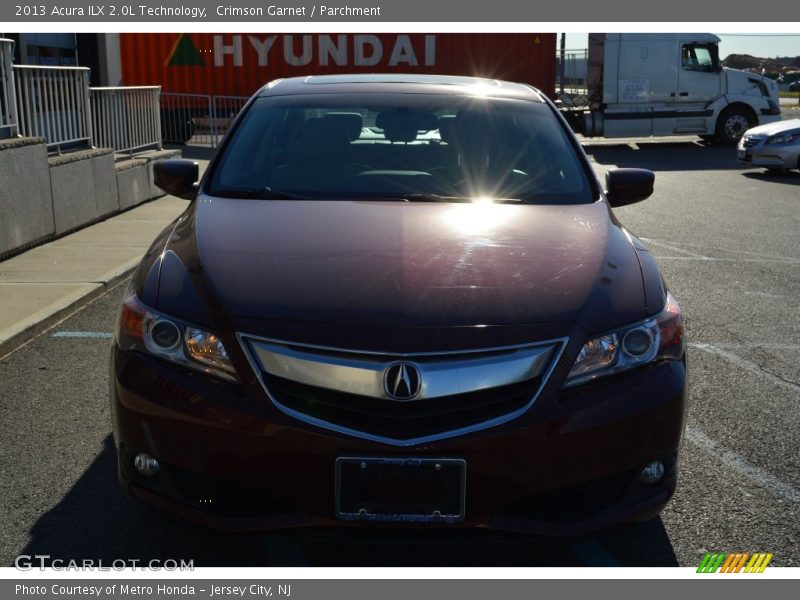 Crimson Garnet / Parchment 2013 Acura ILX 2.0L Technology