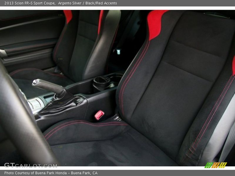 Argento Silver / Black/Red Accents 2013 Scion FR-S Sport Coupe