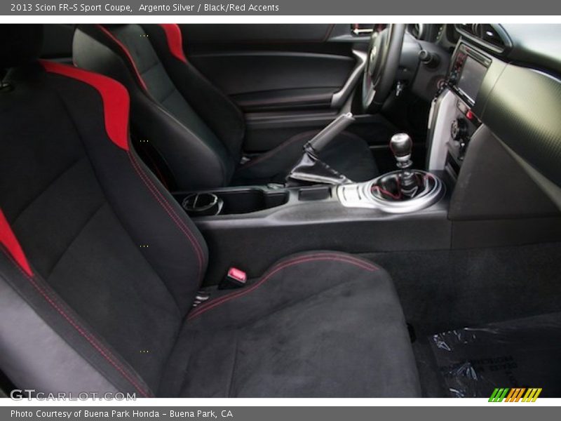 Argento Silver / Black/Red Accents 2013 Scion FR-S Sport Coupe