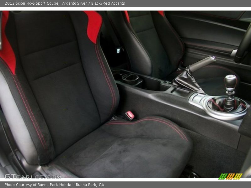 Argento Silver / Black/Red Accents 2013 Scion FR-S Sport Coupe