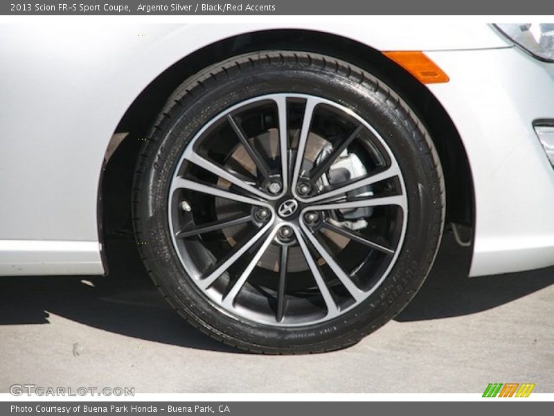 Argento Silver / Black/Red Accents 2013 Scion FR-S Sport Coupe