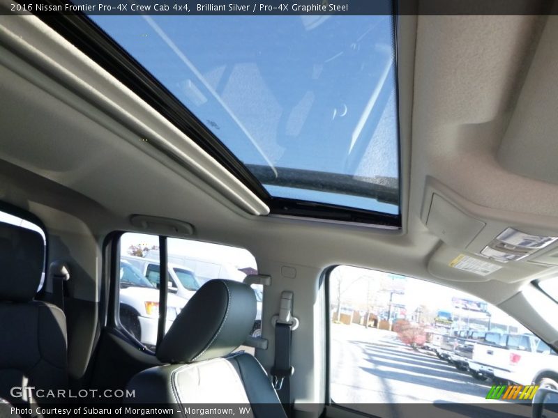 Brilliant Silver / Pro-4X Graphite Steel 2016 Nissan Frontier Pro-4X Crew Cab 4x4