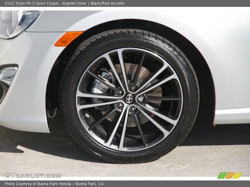 Argento Silver / Black/Red Accents 2013 Scion FR-S Sport Coupe
