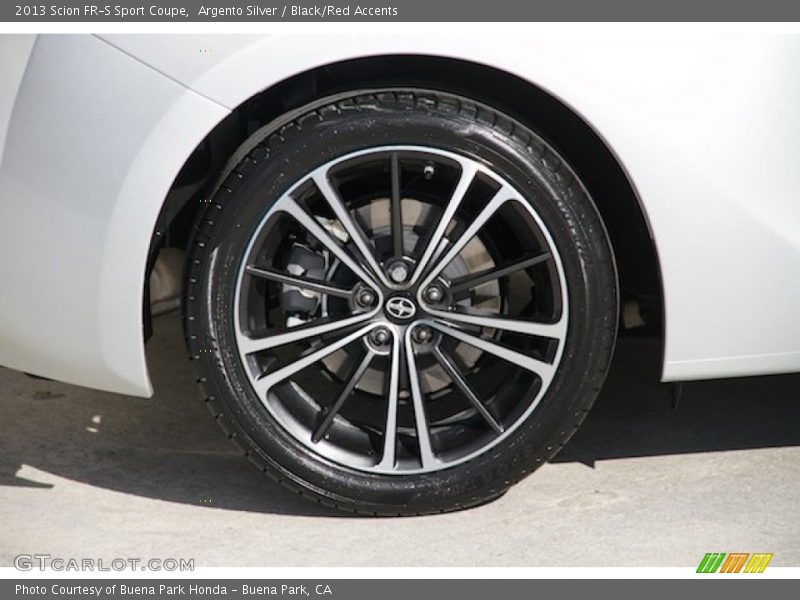 Argento Silver / Black/Red Accents 2013 Scion FR-S Sport Coupe