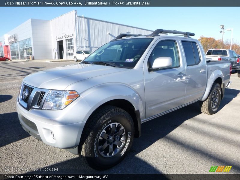 Brilliant Silver / Pro-4X Graphite Steel 2016 Nissan Frontier Pro-4X Crew Cab 4x4