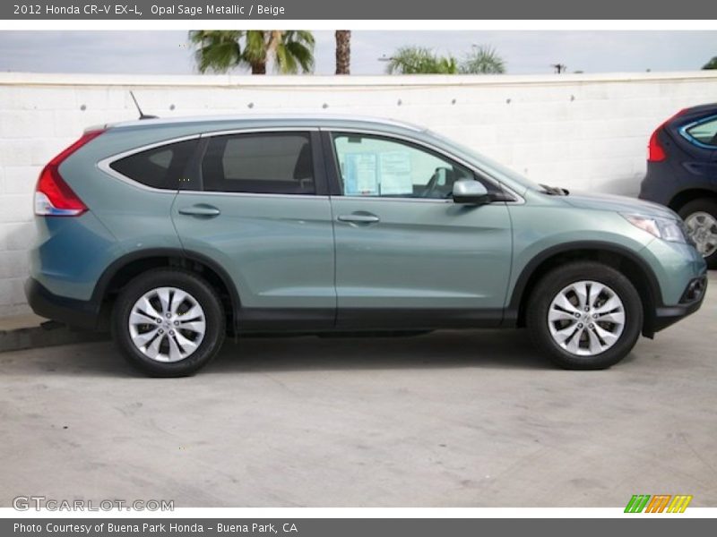 Opal Sage Metallic / Beige 2012 Honda CR-V EX-L