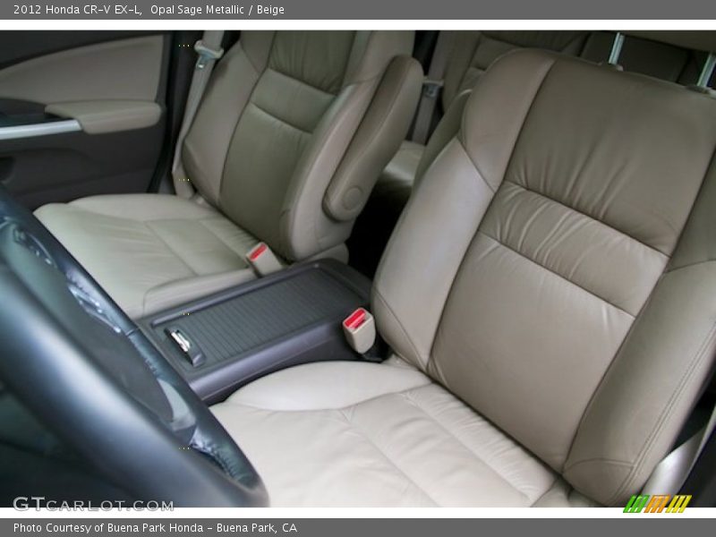 Opal Sage Metallic / Beige 2012 Honda CR-V EX-L