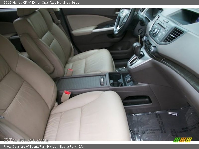 Opal Sage Metallic / Beige 2012 Honda CR-V EX-L