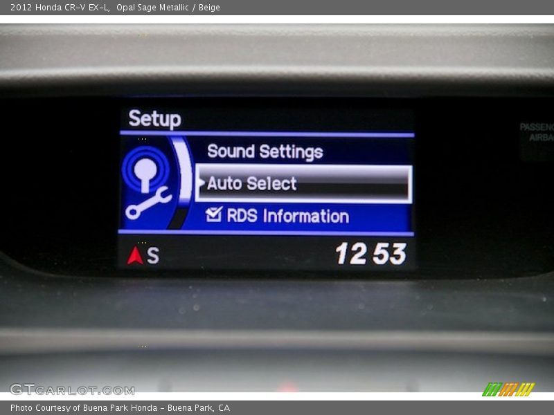 Opal Sage Metallic / Beige 2012 Honda CR-V EX-L