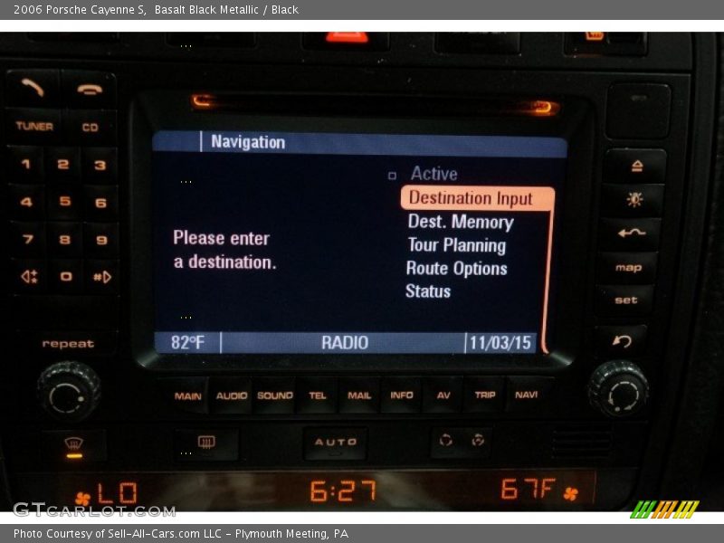 Basalt Black Metallic / Black 2006 Porsche Cayenne S