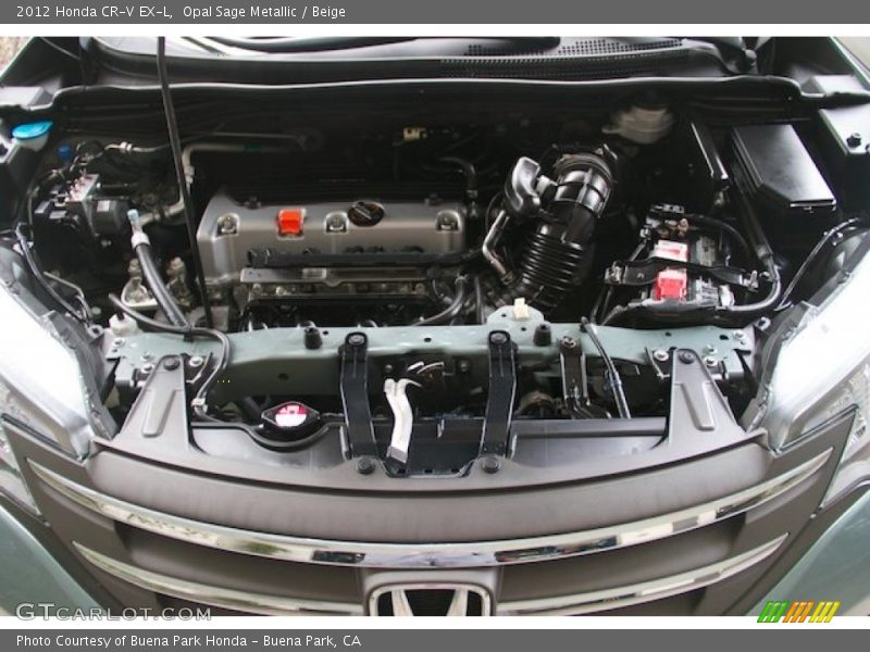 Opal Sage Metallic / Beige 2012 Honda CR-V EX-L