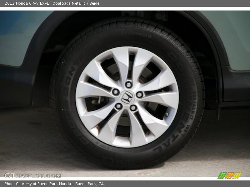 Opal Sage Metallic / Beige 2012 Honda CR-V EX-L