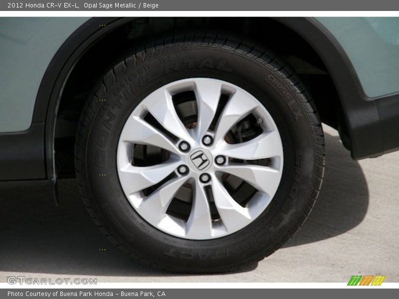 Opal Sage Metallic / Beige 2012 Honda CR-V EX-L