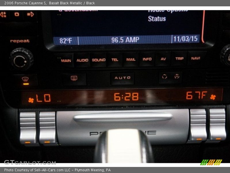 Basalt Black Metallic / Black 2006 Porsche Cayenne S