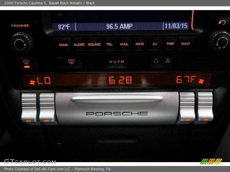 Basalt Black Metallic / Black 2006 Porsche Cayenne S