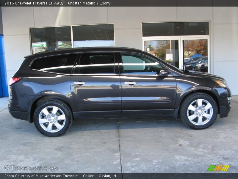 Tungsten Metallic / Ebony 2016 Chevrolet Traverse LT AWD