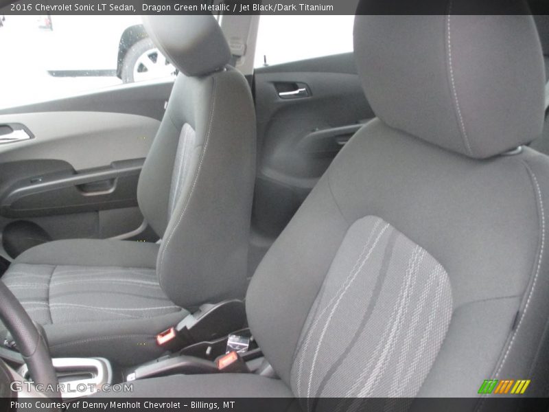 Dragon Green Metallic / Jet Black/Dark Titanium 2016 Chevrolet Sonic LT Sedan