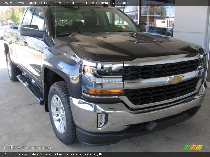 Tungsten Metallic / Jet Black 2016 Chevrolet Silverado 1500 LT Double Cab 4x4