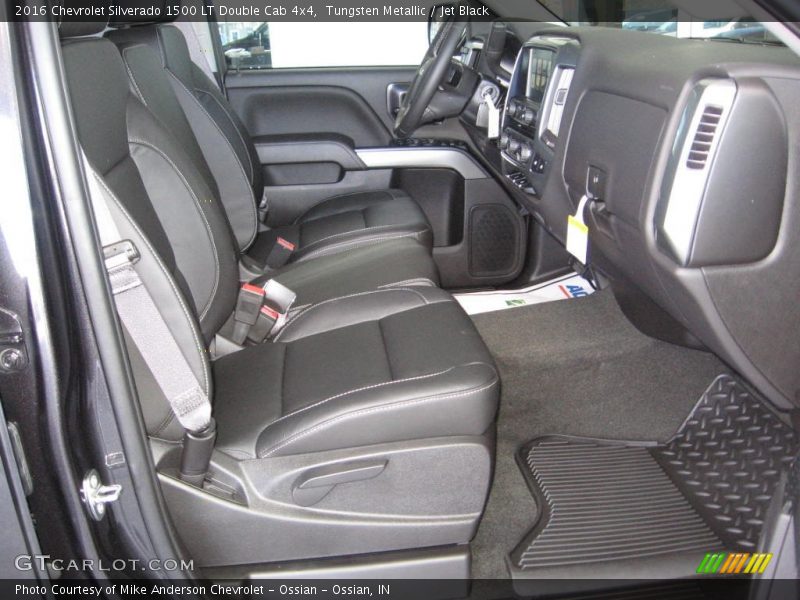 Tungsten Metallic / Jet Black 2016 Chevrolet Silverado 1500 LT Double Cab 4x4