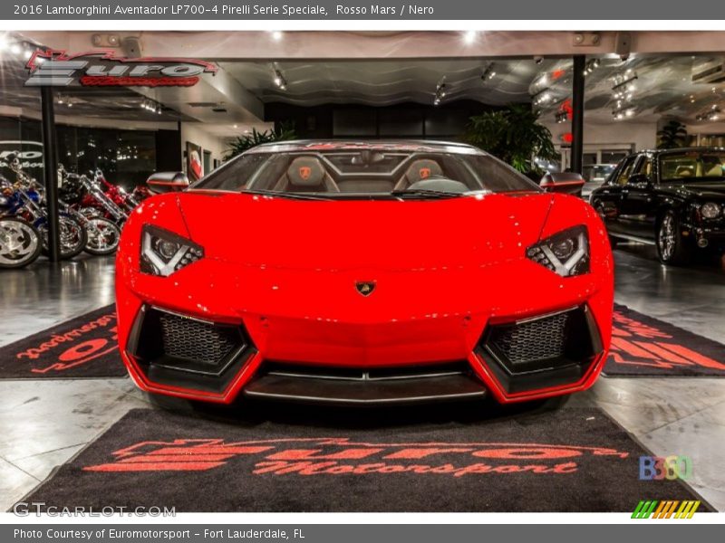 Rosso Mars / Nero 2016 Lamborghini Aventador LP700-4 Pirelli Serie Speciale