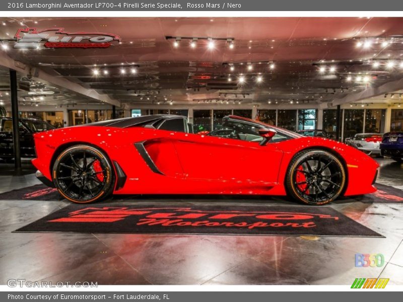 Rosso Mars / Nero 2016 Lamborghini Aventador LP700-4 Pirelli Serie Speciale