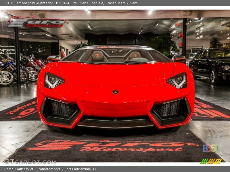 Rosso Mars / Nero 2016 Lamborghini Aventador LP700-4 Pirelli Serie Speciale